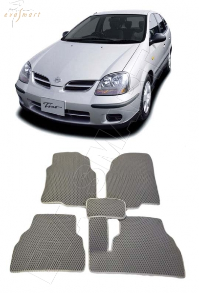 Nissan Tino коврик в багажник 1998 - 2003 EVA Smart