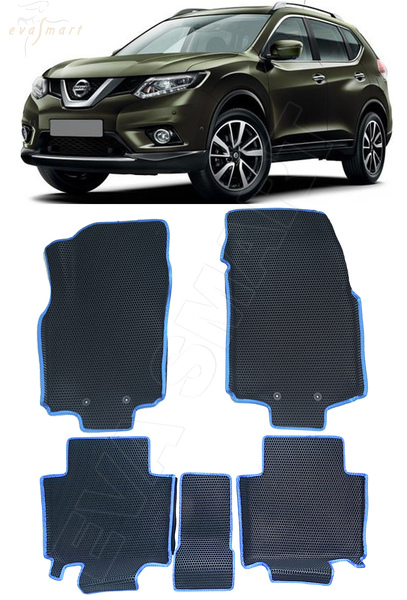 Nissan X-Trail (T32) вариант макси 3d 2013 - н.в. коврики EVA Smart