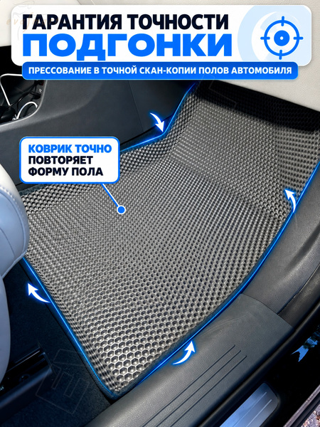 GAC GS8 II 5 мест пресс борта 2021 - н.в. коврики EVA Smart