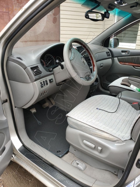 Toyota Sienna II 7 мест 2003 - 2010 коврики EVA Smart