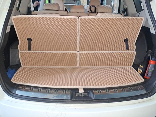 Nissan Qashqai J10 +2 7мест багажник 2007 - 2014 коврики EVA Smart