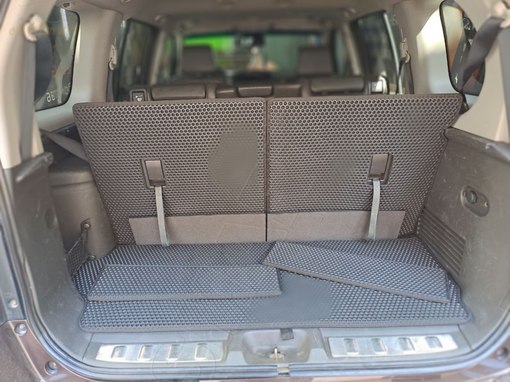 Nissan Pathfinder III (R51) багажник 2010 - 2014 коврики EVA Smart