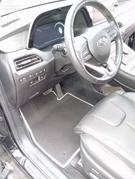 Hyundai Palisade 8 мест 2018 – коврики EVA Smart