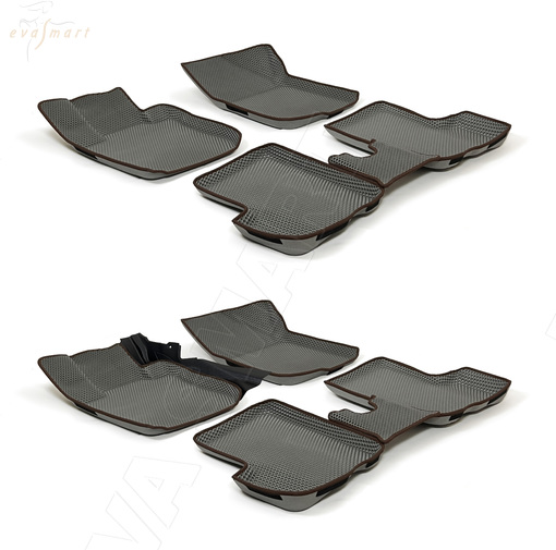 Renault Duster I пресс борта 2011 - 2015 коврики EVA Smart