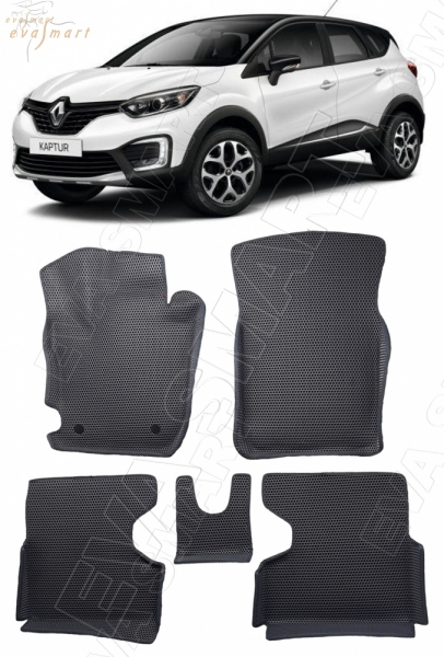 Renault Kaptur вариант макси 3d 2016 - н.в. коврики EVA Smart