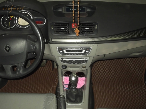 Renault Megane III 5дв 2008 - 2016 коврики EVA Smart