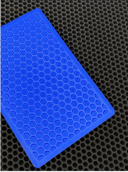 Подпятник полимерный (ТЭП) синий "соты"  EVA Smart