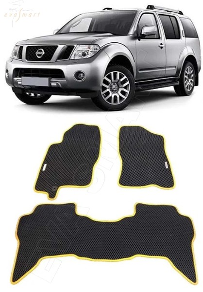 Nissan Pathfinder III (R51) 5 мест 2004 - 2010 коврики EVA Smart