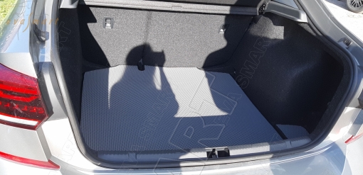 Skoda Rapid 2012 - 2020 коврик в багажник EVA Smart