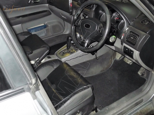Subaru Forester ll (SG) правый руль 2003 - 2008 коврики EVA Smart