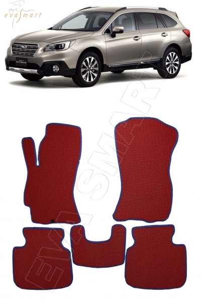 Subaru Outback V 2015 - 2018 коврики EVA Smart