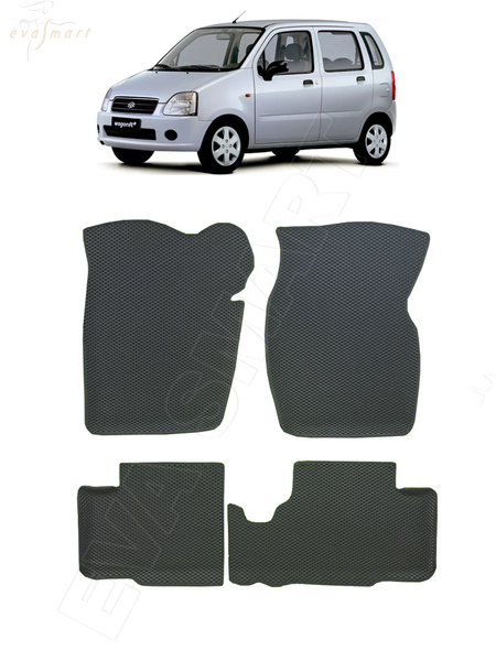 Suzuki Wagon R Plus II 2002 - 2008 коврики EVA Smart