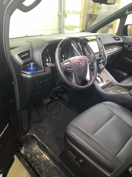 Toyota Alphard III рестайлинг 7 мест 2017 - н.в. коврики EVA Smart