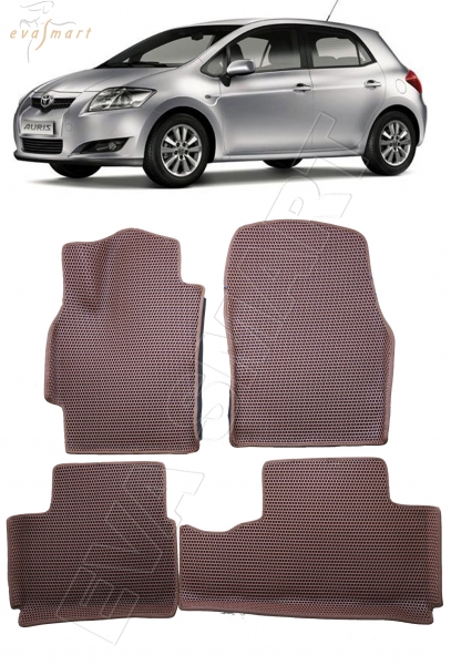 Toyota Auris I вариант макси 3d 2006 - 2012 коврики EVA Smart