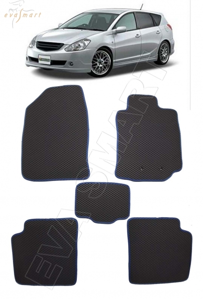 Toyota Caldina (T240) правый руль 2002 - 2007 коврики EVA Smart