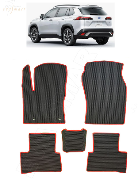 Toyota Corolla Cross 2020 - н.в. коврики EVA Smart