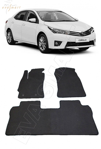 Toyota Corolla XI (E160, E170) 2013 - н.в. коврики EVA Smart