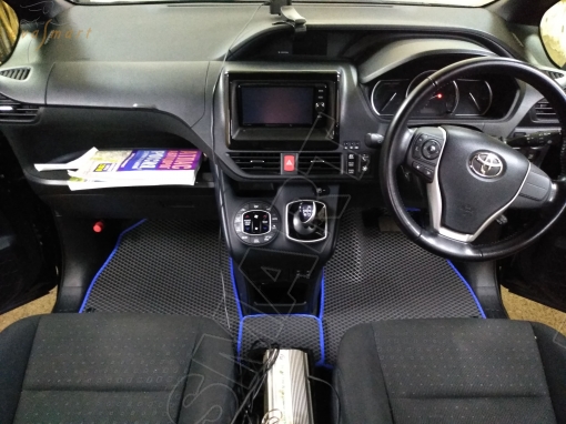 Toyota Noah III (R80) правый руль минивэн 6 мест 2014 - н.в. коврики EVA Smart