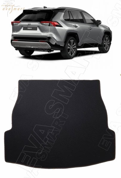 Toyota RAV4 V багажник (XA50) 2018 - н.в. коврики EVA Smart