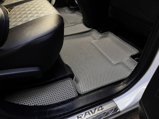 Toyota RAV4 IV (СA40) пресс борта 2012 - 2019 коврики EVA Smart