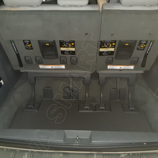 Toyota Sienna III 7мест 2010 - 2020 коврик в багажник EVA Smart