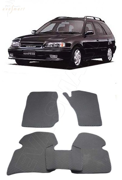 Toyota Sprinter Carib II правый руль 1988 - 1995 коврики EVA Smart