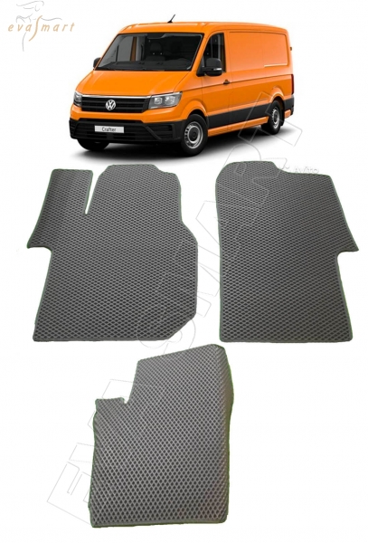 Volkswagen Crafter II 2016 - н.в. коврики EVA Smart