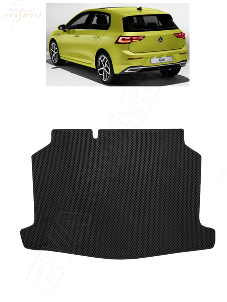 Volkswagen Golf VIII China хэтчбек багажник 2019 - н.в. коврики EVA Smart