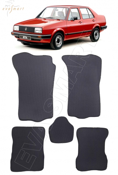 Volkswagen Jetta II 1984 - 1992 коврики EVA Smart