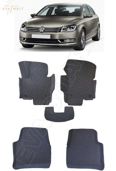 Volkswagen Passat B7 вариант макси 3d 2011 - 2015 коврики EVA Smart