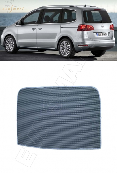 Volkswagen Sharan II правый руль 7мест 2010 - 2015 коврики EVA Smart