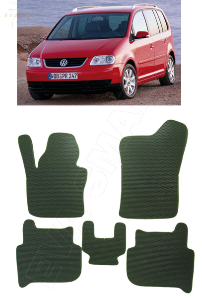 Volkswagen Touran I минивэн 2003 - 2006 коврики EVA Smart