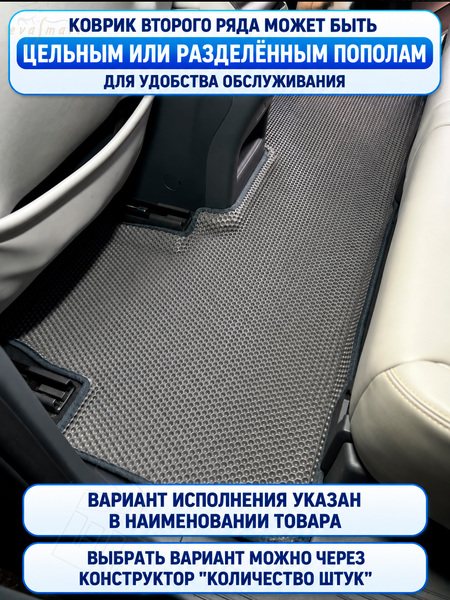 GAC GS8 II 5 мест пресс борта 2021 - н.в. коврики EVA Smart